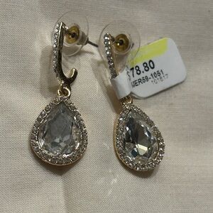 Gorgeous Teardrop Crystal Earrings